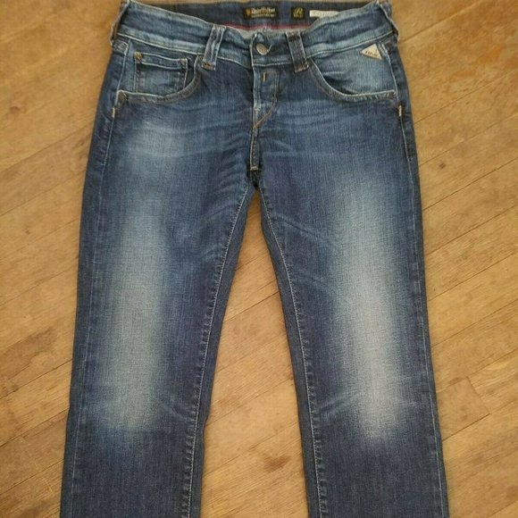 replay straight leg jeans